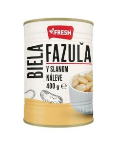 FAZULA BIELA V SLANOM NALEVE 400G FRESH (BOX - 12PCS)