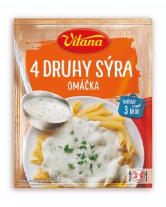 4 DRUHY SYRA OMACKA NA TESTOVINY 46G VITANA (BOX - 25PCS)